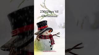 230 Days 🎄❤️💚 #christmas #merrychristmas #winter #snowman #christmascountdown