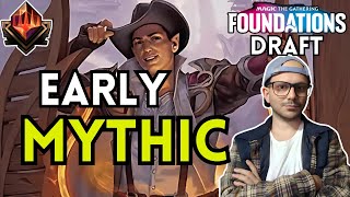 MYTHIC Speedrun | Foundations Draft | MTG Arena