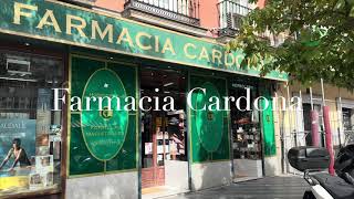 【映画の舞台・ロケ地】　マドリード9　Farmacia Cardona