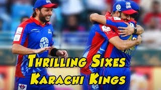 Thrilling Sixes By Karachi Kings | Best Of PSL 2018 | Dil Se Jaan Laga De