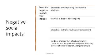 10.3 Identifying Social Impacts in Construction projects