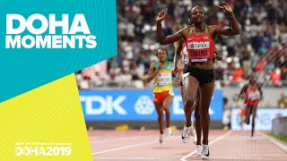 Hellen Obiri Sets New 5000m Championship Record | World Athletics Championships 2019 | Doha Moments