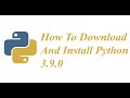 How To Download And Install Python 3 9 0 On Windows 10