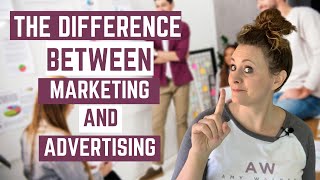 What is the difference between marketing and advertising? Advertising concept definition