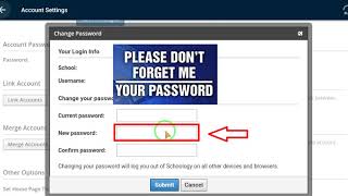 07 How to Reset Schoology Password | Eastern Newton School