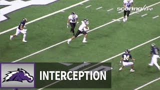 Pearl City vs. Waipahu: RJ Kami, interception - OIA D2 Championship (2017)