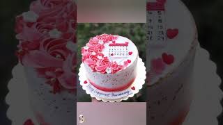 calendar cake design|anniversary calendar cake|#fashion #shortsfeed #shortvideo