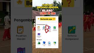 Tampilan Sertifikat Pendidik Hilang Di Pmm Coba Di Cek #tutorial #tipsppg #shortvideo #pmm