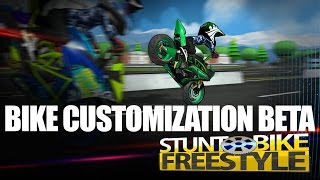 Stunt Bike freestyle customization (unofficial beta footage)