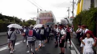 20120916‐1‐9　やわたんまち　年番三軒町とすれ違う神明町.