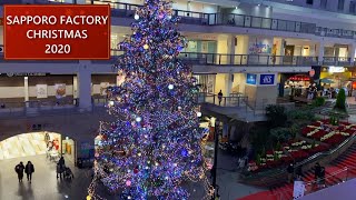 サッポロファクトリー【SAPPORO FACTORY CHRISTMAS 2020】巨大クリスマスツリー ブルーで伝える感謝の想い