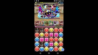 【パズドラ】10月 チャレンジダンジョン Lv9回復なし 火ミル