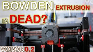 Is BOWDEN DEAD? Direct Drive vs. Bowden DEEP DIVE on Voron Zero