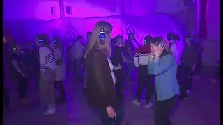 Auf einer „Silent Party“ in Hannover