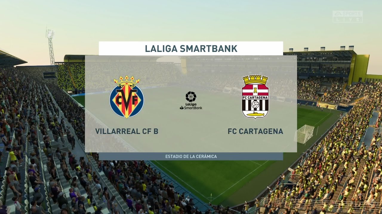 ⚽ Villarreal B Vs FC Cartagena ⚽ | Segunda Division (19/03/2023) | Fifa ...