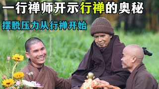 一行禅师开示 | 行禅的奥秘 | 摆脱压力从行禅开始 | 日常生活中实践平和与喜乐 | 舍放忧愁步行在净土之上！