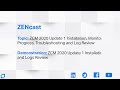 ZENcast Live! ZCM 2020 Update 1 Troubleshooting & Log Review