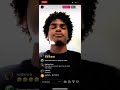 dafliky fait un playback de big win en plein live insta