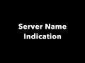 HTTPS Certificate: Server Name Indication