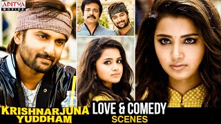 Krishnarjuna Yuddham Love & Comedy Scene | Nani, Anupama, Rukshar Dhillon | Aditya Movies