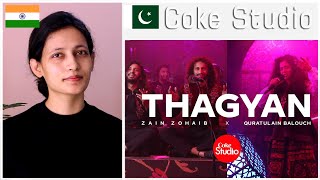 Thagyan | Coke Studio | Season 14 | India Girl's Reaction
