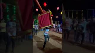 एकट्याने पालखी खांद्यावर घेऊन नाचविली #kokan #shimga #shorts