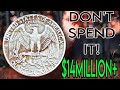 5 Extremely Rare Washington Quarter Dollar Coins If You Own these coins, You Are A Millionaire!