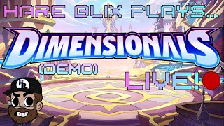 Turn Based Comic Battles - Let's Play Dimensionals (Demo) Live!