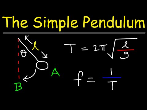 How do you solve a simple pendulum problem?