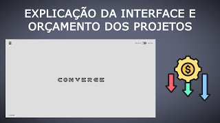 EXPLICAÇÃO DO FUNCIONAMENTO DA INTERFACE E ORÇAMENTO DOS PROJETOS