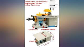 Upgraded Gem Jewelry Polishing Grinding Machine, Mini Table Saw Rock Lapidary review