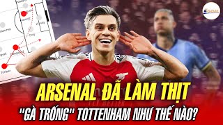 GÓC CHIẾN THUẬT: ARSENAL ĐÃ LÀM THỊT \