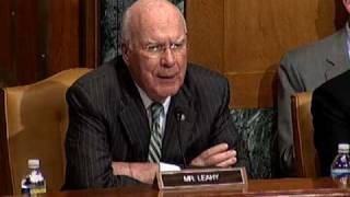 Senator Leahy Questions Secretary Clinton About Iran's \