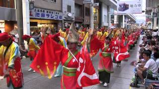 高知よさこい祭り2012　二日目　帯屋町筋　いなん