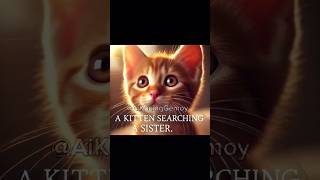 Kitten Finds Her LONG LOST Sister! #cat #ai #shorts #catlover