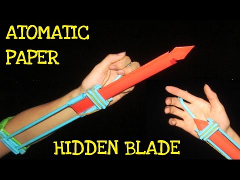 How to make an Automatic Hidden Blade from Paper l Assassins Creed How to make an Automatic Hidden Blade from Paper l Assassins Creed