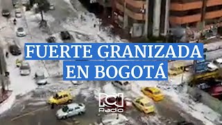 Bogotá: Fuerte granizada colapsó la ciudad
