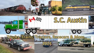 S.C. Austin Channel Intro 2024 (Trucks, Trains, Tractors, Racecars \u0026 More 2.0)