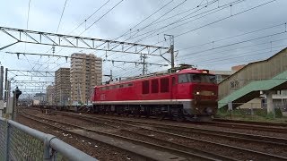 2020.06.12 貨物列車（3099列車）秋田駅発車 ※秋田駅約５分遅れ