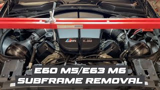 BMW E60 M5/E63 M6 Subframe Removal - Outlaw Euro