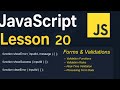 JavaScript Lesson 20 | Forms & Validation | Real-time Checks, Submission & UX