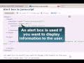 Javascript Tutorial. Alert box in javascript