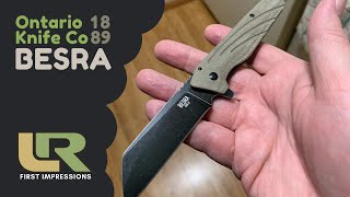 The Ontario Knife Co Besra a nice companion to the Shikra