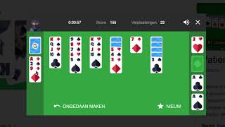 Google Solitaire hard mode speedrun 2:58s