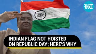 No Flag Hoisting On Republic Day; President Murmu Unfurls Tricolour | Reason Explained