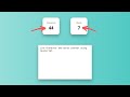 Live Characters and Words Counter using JavaScript | HTML CSS & JS Project Tutorial