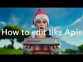 How To Edit Like Apie ||  Syncing, Audio Editing, Presets & More!