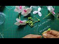 วิธีประกอบดอกกล้วยไม้ งานถักโครเชต์ how to make orchid chochet