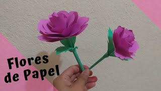 Como hacer Rosas de papel