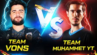 VONS TEAM VS MUHAMMET YT TEAM !! (SAĞLAM MAÇ) !! ZULA